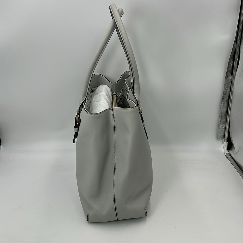 Kate Spade New York 'Cove Street' Leather Airel Tote Bag, Light Smoke - Picture 3 of 7